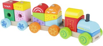 

Конструктор деревянный "Поезд" - Viga Toys (20-456819)