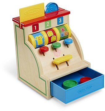 

Первый деревянный кассовый аппарат - Melissa&Doug (20-873791)