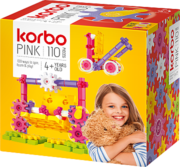 

Набор для творческого конструирования "Pink", 110 деталей - Korbo (20-736284)