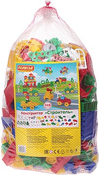 

Конструктор "Строитель", 348 элементов - Полесье (20-473105)