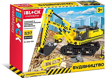 

Конструктор "Iblock", экскаватор , 537 деталей - Shantou (20-997489)