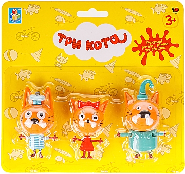 

Игровой набор фигурок "Коржик, Карамелька и Компот" - Три кота (20-931105)