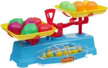 

Игровой набор "Весы", 12 элементов, в сеточке - Полесье (20-433171)