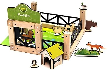 

Эко-конструктор на магнитах "Farm", 95 деталей - Zevs-toys (20-804200)