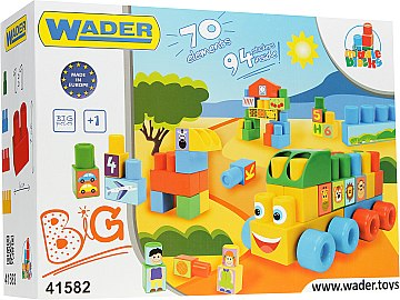 

Конструктор - Wader Middle Blocks (70 эл.) (20-551755)