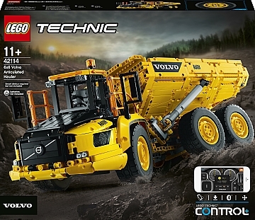 

Конструктор "Сочлененный самосвал 6x6 Volvo", 2193 деталей, 42114 - LEGO Technic (20-917859)