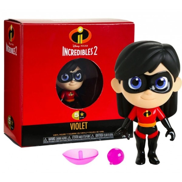 

Фигурка Funko 5 Star Incredibles 2 - Violet Vinyl Figure FK 37808, 7 см