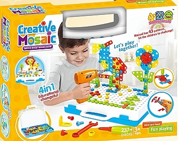 

Конструктор-мозаика, 234 детали - Qunxing Toys (20-985804)
