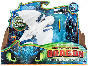 

Набор серии "Как приручить дракона-3", "Дневная Фурия и викинг Иккинг" - How to Train Your Dragon Spin Master (20-683656)