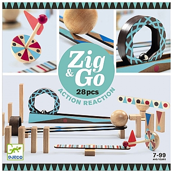 

Конструктор "Zig & Go", 28 деталей - Djeco (20-936267)