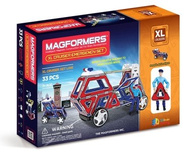

Магнитный конструктор "Крейсеры XL. Спасатели", 33 элемента - Magformers (20-410603)