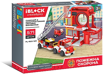 

Конструктор "Пожарная техника", 571 дет. - A-Toys (20-980440)