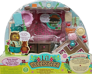 

Игровой набор "Спальня и столова" - Li'l Woodzeez (20-623002)