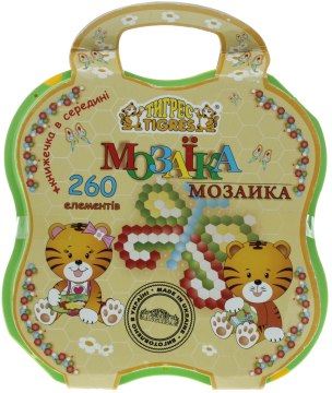 

Игрушка развивающая "Мозаика", 260эл, желто-салатовая - Tigres (20-435421)