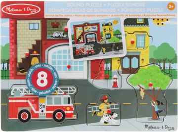

Звуковой пазл "Пожарная часть" - Melissa&Doug (20-451081)