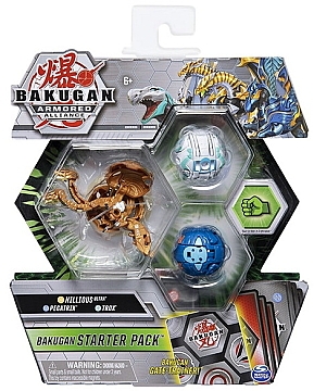 

Игровой стартовый набор из трех бакуганов Nillious Aurelius - Bakugan (20-908917)