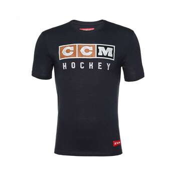 

Футболка CCM Vintage Logo T4852 SR взрослая, Размер M, темно-синий, T4852FN-M