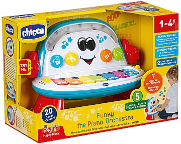 

Игрушка музыкальная "Фортепианный оркестр Funky" - Chicco (20-952135)