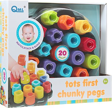 

Головоломка "Цветные колышки" - Qunxing Toys (20-644206)