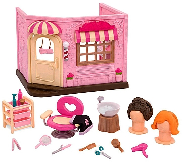 

Игровой набор "Парикмахерская", маленький (20 аксессуаров) - Li'l Woodzeez (20-1000609)