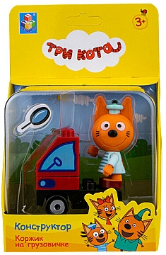 

Игровой набор-конструктор "Коржик в машинке" - Три кота (20-1004136)