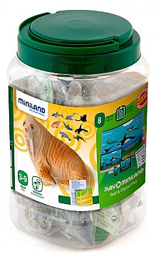 

Набор фигурок морских животных, 8 фигурок - Miniland (20-815120)