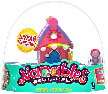 

Фигурка серии Small House "Радужный путь. Бутик Радуга" - Nanables (20-811976)