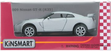 

Машина металлическая "2009 Nissan GT-R R3", серая - Kinsmart (20-345935)