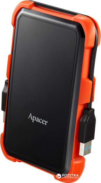 

Жорсткий диск зовнішній Apacer USB 3.1 Gen1 AC630 1TB 2,5" Чорно-помаранчевий (AP1TBAC630T-1)