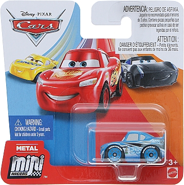 

Металлический мини-гонщик обновленный "Тачки", 4 см, Dud Throttleman - Cars Mattel (20-988398)