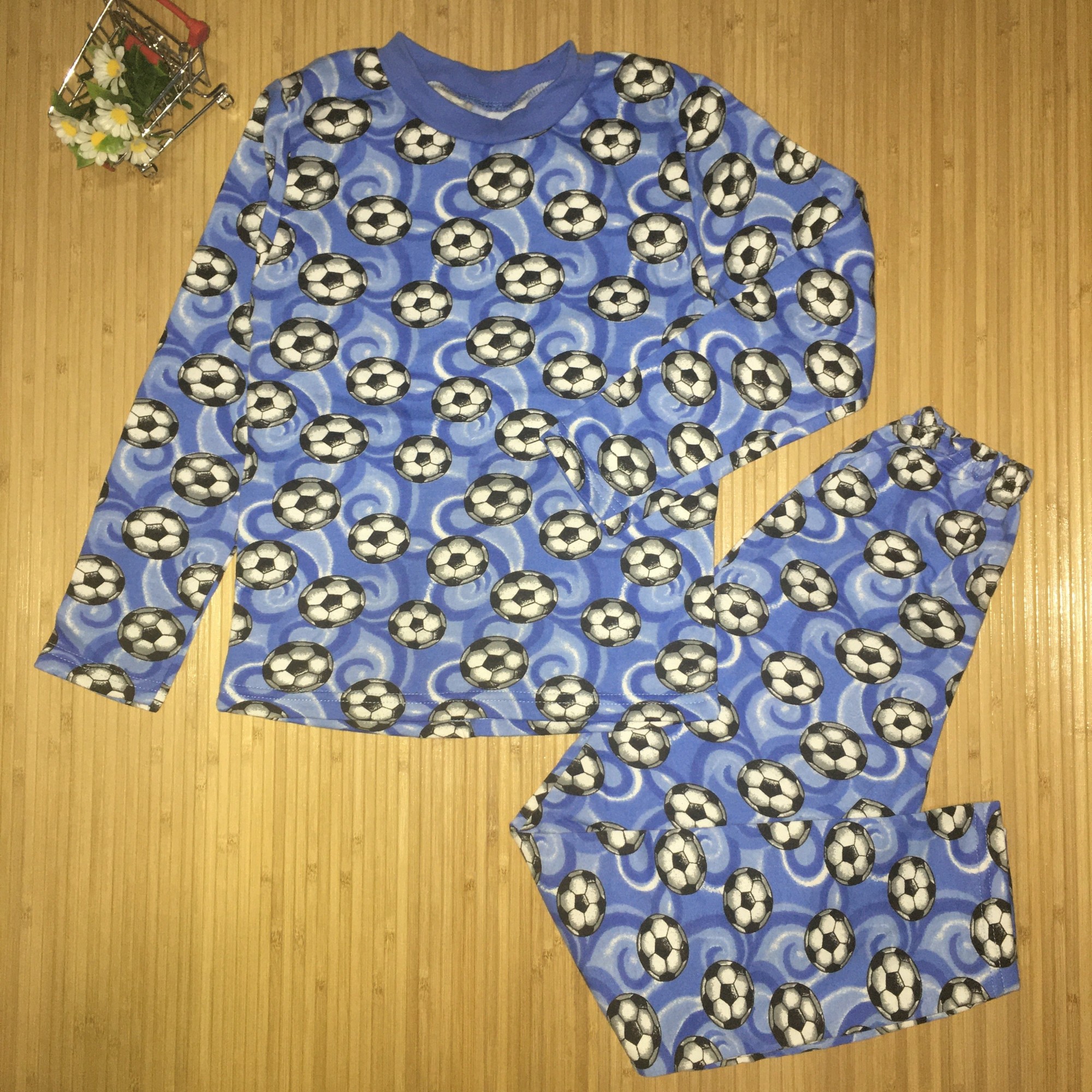 

Пижама (футболка с длинным рукавом + штаны ) ТР 134 см 8-9 лет Синяя 472