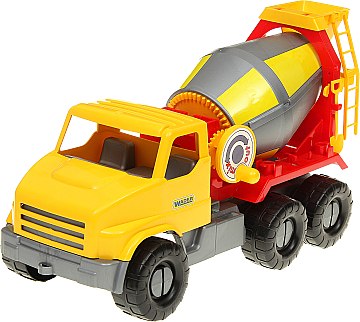 

Авто "City Truck", бетономешалка в коробке - Wader (20-551781)