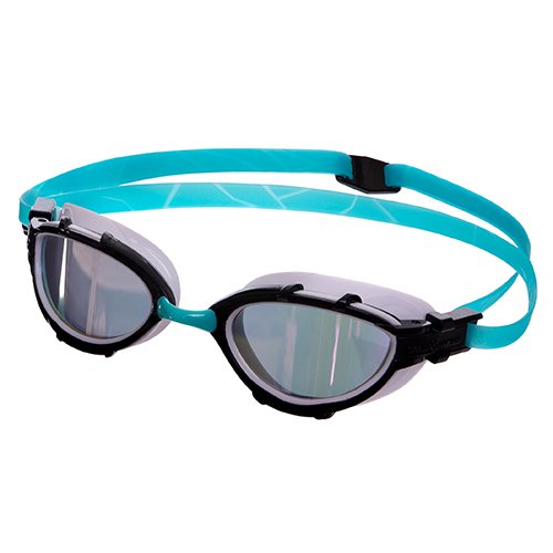 

Очки для плавания Triathlon Rainbow M042706 Mad Wave Голубо-черный (60444123)