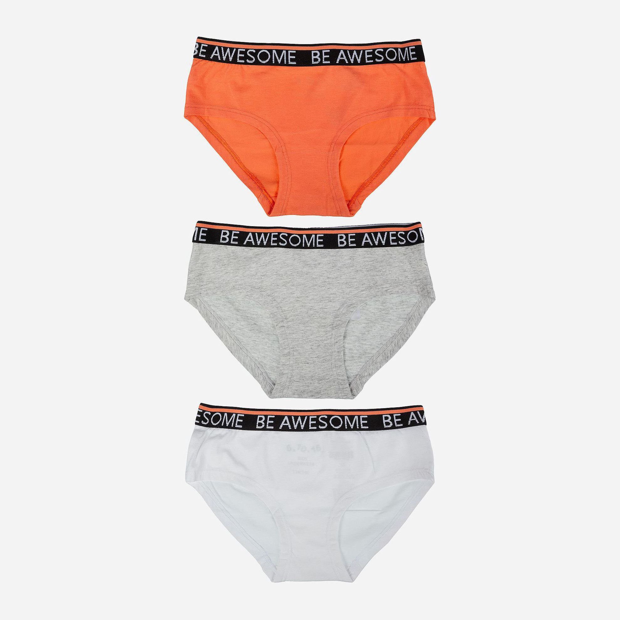 

Трусики 5.10.15 Underwear 4W4006 134-140 см 3 шт Оранжевый/Серый/Белый