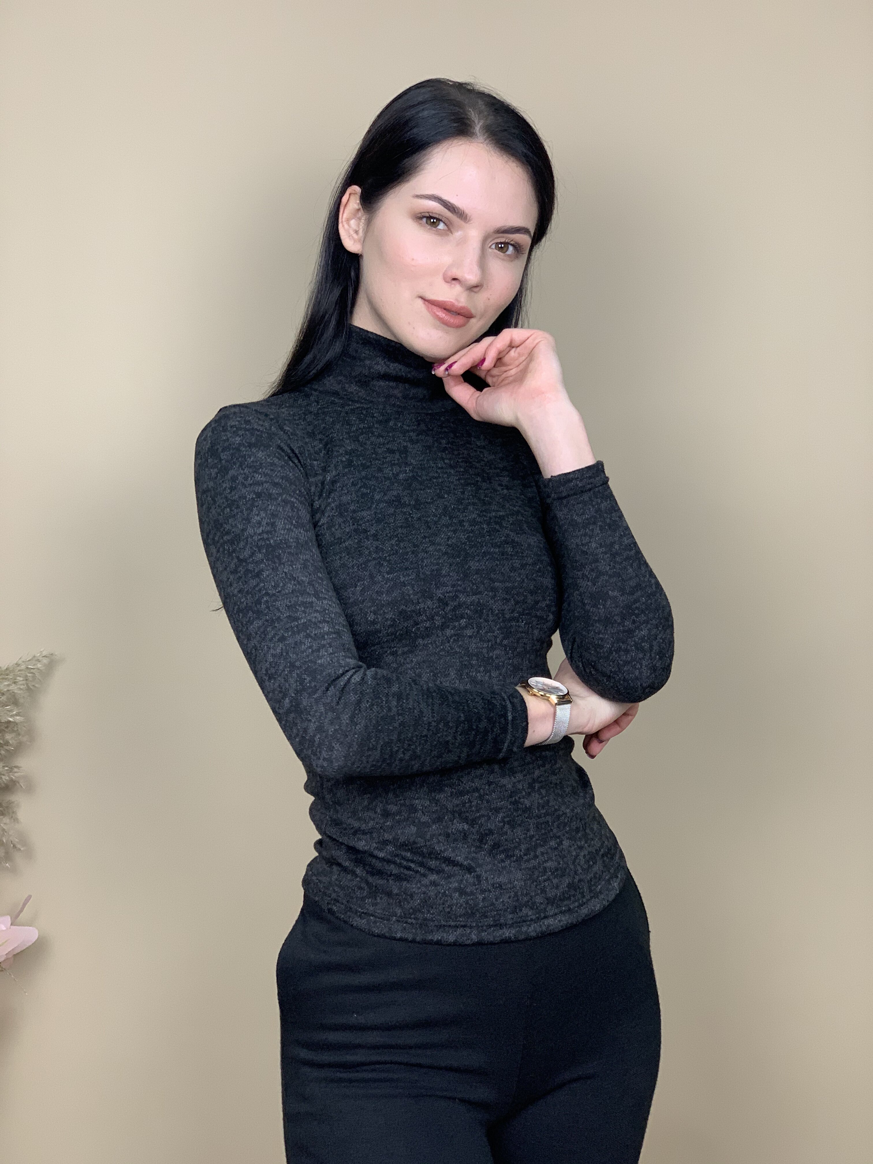 

Гольф KARELLE's Хіт M-L Чорний меланж 26.11.0201.00.M-L