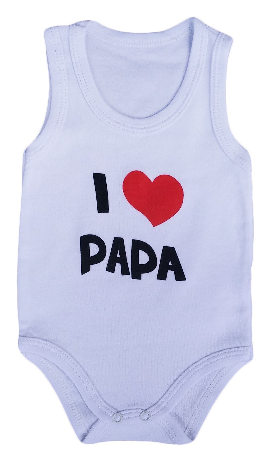 

Боди майка Findik "I love papa" 09815 62 см Белый