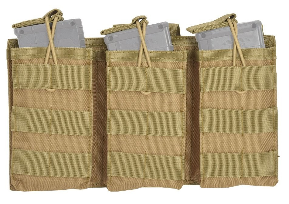

Подсумок оружейный Tactic на 3 магазина открытый Coyote (3pod-coyote)