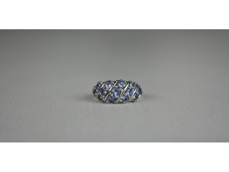 

Серебряное кольцо с Танзанитом 925 проба Натуральный Sky Jewelry 001726