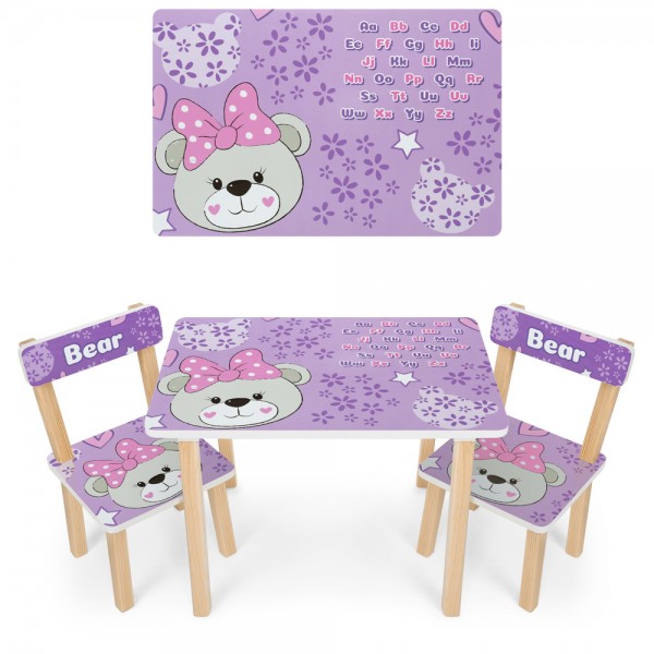 

Стол Bambi 501-121(EN) сиреневый мишка (BAM003732)