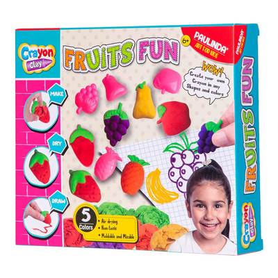 

Набор для творчества Paulinda Crayon clay Фрукты 2 в 1 (PL-194011) (10-560786)