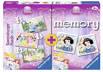 

Пазл-Memory 3 в 1 "Дисней: Принцессы" - Ravensburger (20-672316)