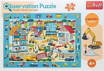 

Пазл "Observation + плакат Строительство", 70 элементов - Trefl (20-575777)