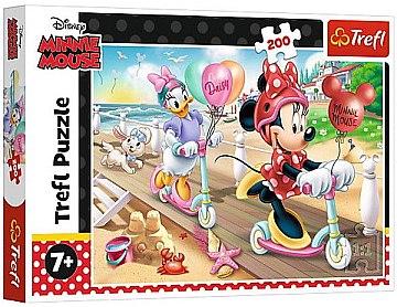 

Пазл "Мышка Минни на пляже. Disney Minnie", 200 элементов - Trefl (20-883159)