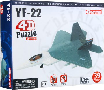 

Объемный пазл "Самолет YF-22" - 4D Master (20-146727)