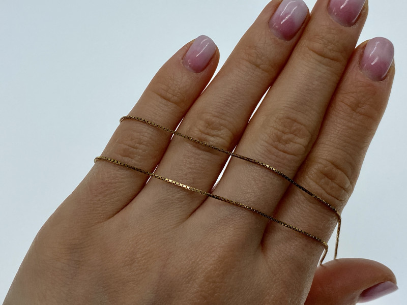 

Серебряная цепочка в позолоте Шарм Sky Jewelry 002884