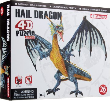 

Объемный пазл "Hail Dragon" - 4D Master (20-146753)