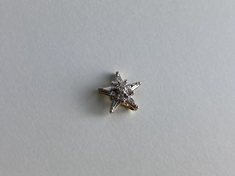 

Золотой кулон с бриллиантами Звезда Натуральный Sky Jewelry 002694