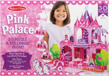 

3D пазлы "Розовый замок" - Melissa&Doug (20-381455)
