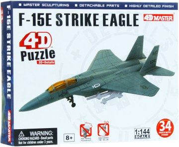 

Объемный пазл "Самолет F-15E" - 4D Master (20-146091)