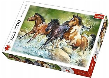 

Пазл "Три диких коня. Three Wild Horses", 1500 элементов - Trefl (20-701952)